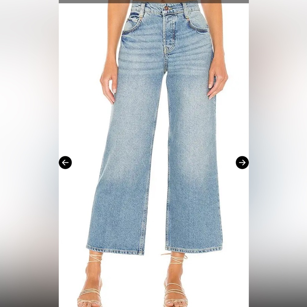 Free People x We The Free – Chalet Straight Leg Jeans in Blue | Size 25